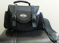OPTEX Black Camera & Accessory Case #VA53 Padded Shoulder Bag with strap Medium